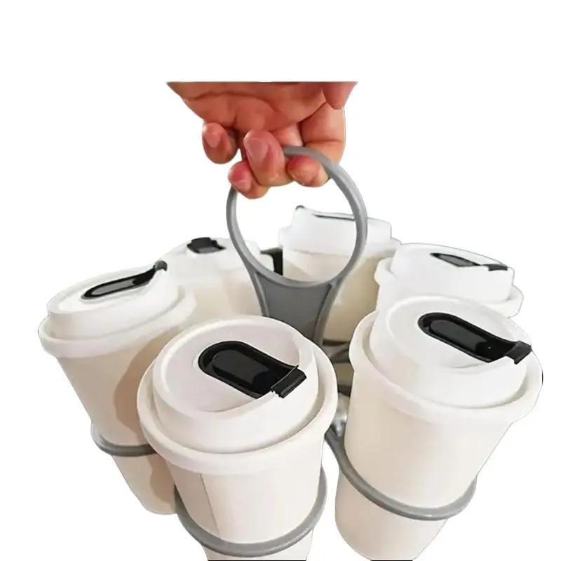 Multi Cup Holder - Versatile Drink Stand with Multiple Slots for Easy Organization and Storage - Image 3