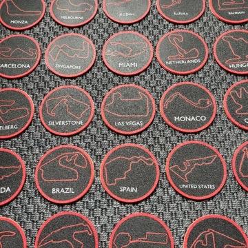 24 x F1 Track Cup Coasters Design Tableware Set for Fans - Image 6