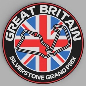 6 x Great Britain Silverstone Grand Prix Official Race Track Emblem Badge