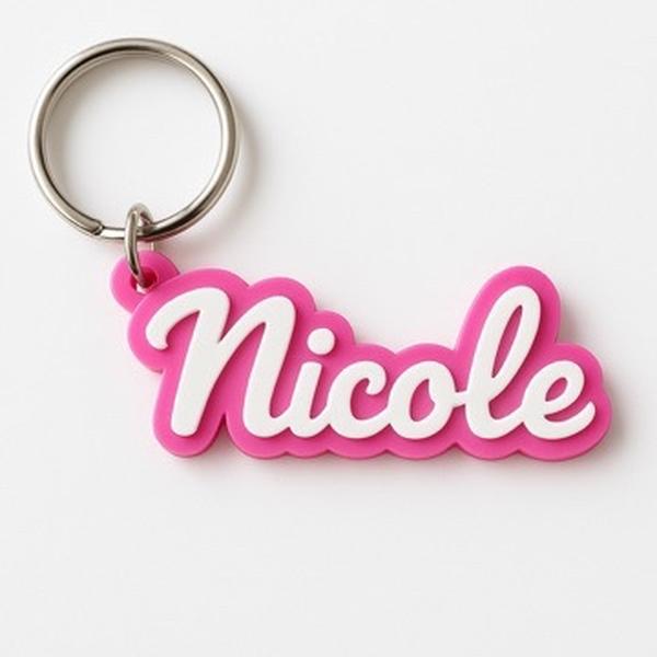 Personalised Keychain with Any Name for Unique Gifts - Customisable Design Ideal for Special Occasions